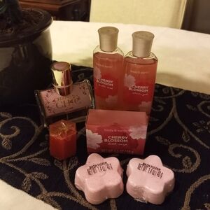 Cherry Blossom Bath Set ~ Free Shipping! ☆ NWT